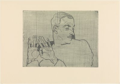 Portret Arthura Roesslera autorstwa Egon Schiele