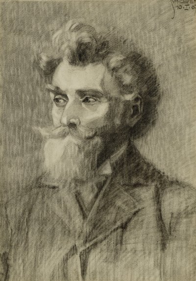 Portret mężczyzny; Mannerportret, 1907 autorstwa Egon Schiele