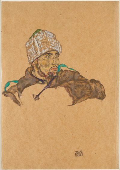 rosyjski jeniec wojenny autorstwa Egon Schiele