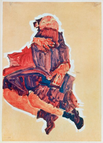 Schlafendes Kind [Śpiące dziecko] autorstwa Egon Schiele