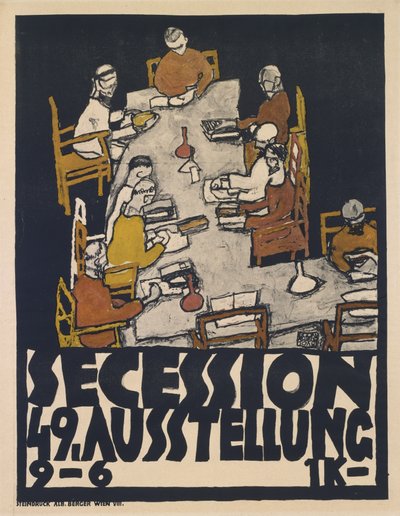 Secesja 49. Ausstellung (Secesja 49. Wystawa), 1918 autorstwa Egon Schiele