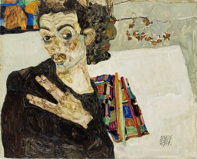 Autoportret autorstwa Egon Schiele