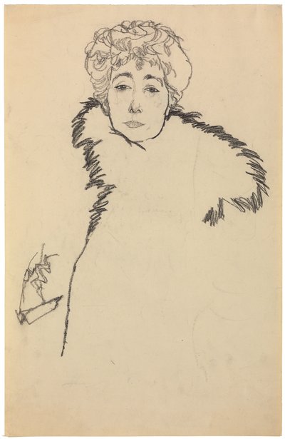 Serena Lederer, 1917 autorstwa Egon Schiele