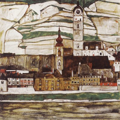 Stein an der Donau (dzielnica Krems) autorstwa Egon Schiele