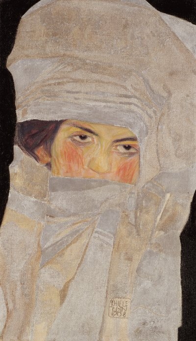 Siostra Artysty, Melanie, 1908 autorstwa Egon Schiele
