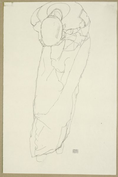 Mnich, 1914 autorstwa Egon Schiele