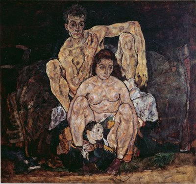 Rodzina autorstwa Egon Schiele