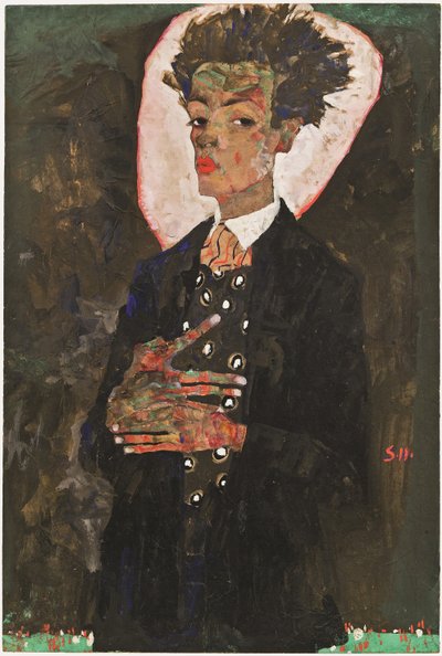 Nieznany obraz autorstwa Egon Schiele