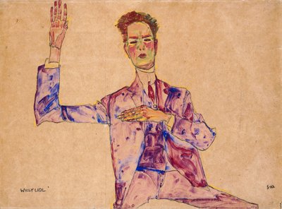 Willy Lidl, 1910 autorstwa Egon Schiele