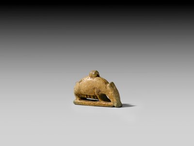 Amulet lochy (fajans) autorstwa Egyptian