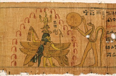 Magiczny papirus, późna dynastyka, okres ptolemejski (332-30 pne) autorstwa Egyptian