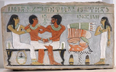 Stela Amenemhata i jego rodziny autorstwa Egyptian 11th Dynasty