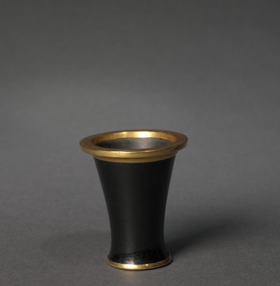 Naczynie kosmetyczne (zlewka), ok. 1859-1814 pne (obsydian i złoto) autorstwa Egyptian 12th Dynasty