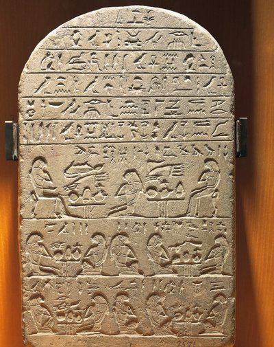 Stela skarbnika Ty z Abydos autorstwa Egyptian 12th Dynasty