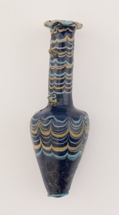 Butelka, Nowe Królestwo, ok. 1425-1362 pne (szkło) autorstwa Egyptian 18th Dynasty