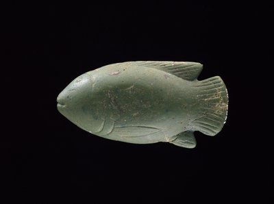 Naczynie w kształcie ryby (szkło) autorstwa Egyptian 18th Dynasty