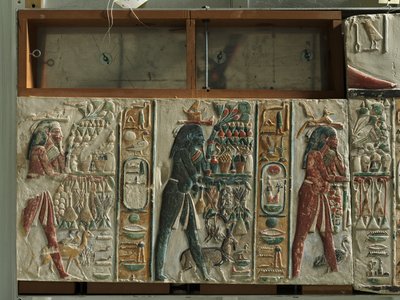 Nome Bogowie niosący ofiary, ok. 1391-1353 p.n.e. autorstwa Egyptian 18th Dynasty