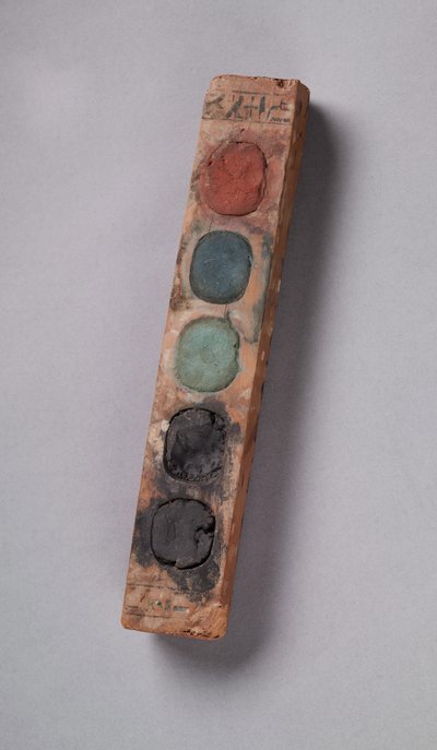Pudełko z farbami wezyra Amenemope, Nowe Królestwo, ok. 1427-1401 pne autorstwa Egyptian 18th Dynasty