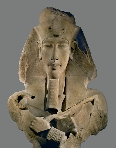 Faraon Amenofis IV Akhnaton (rzeźba) autorstwa Egyptian 18th Dynasty