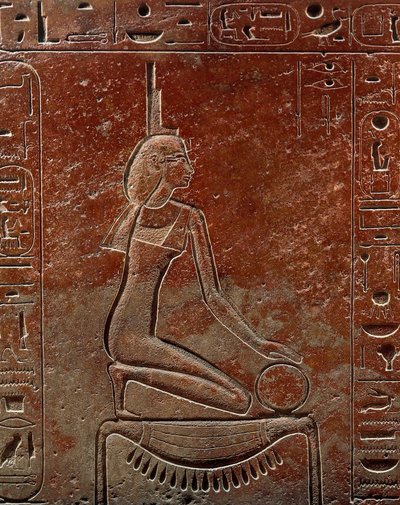 Sarkofag królowej Hatszepsut z Doliny Królów, Egipt, detal, Nowe Państwo, XVIII dynastia autorstwa Egyptian 18th Dynasty