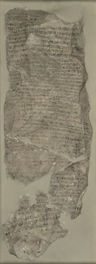 Sinuhe Ostracon, Nowe Królestwo (wapień) autorstwa Egyptian 18th Dynasty