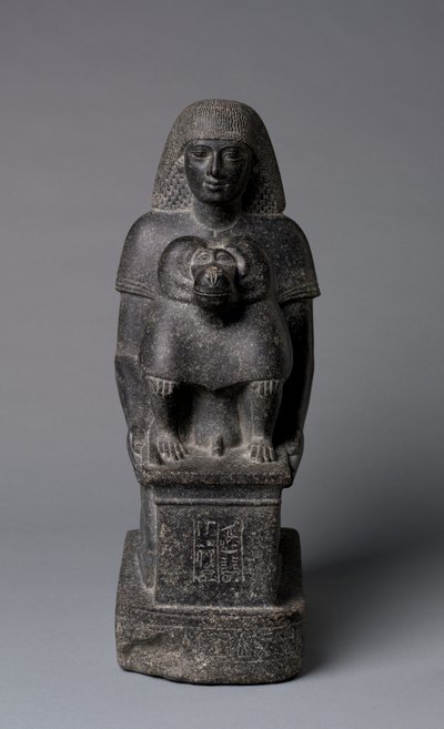Posąg Minemheba, ok. 1391-1353 autorstwa Egyptian 18th Dynasty