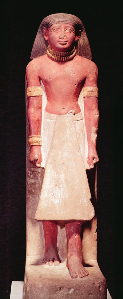 Posąg mężczyzny w przepasce na biodrach, Nowe Królestwo autorstwa Egyptian 18th Dynasty