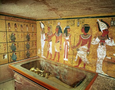 Komora grobowa w grobowcu Tutanchamona w Nowym Państwie autorstwa Egyptian 18th Dynasty