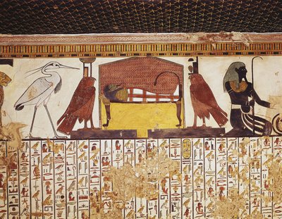 Egipt, Luksor, Starożytne Teby, Dolina Królowych, Grobowiec Nefertari autorstwa Egyptian 19th Dynasty