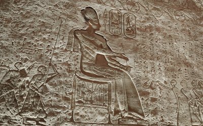 Wielka świątynia Abu Simbel autorstwa Egyptian 19th Dynasty