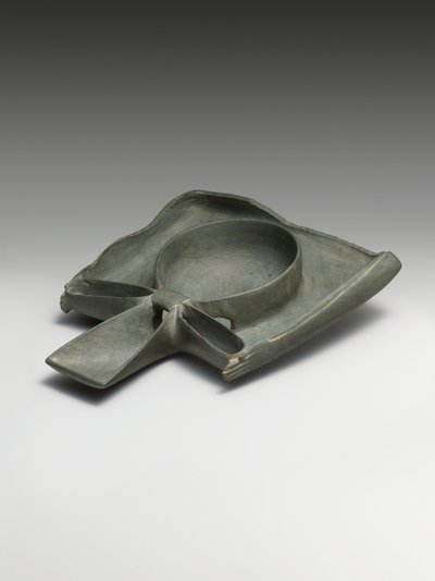 Naczynie Libacji przedstawiające ramiona Ka przedstawiające znak Ankh (szarołaz) autorstwa Egyptian 1st Dynasty