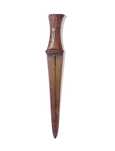 Sztylet, Nowe Królestwo, c.1156-51 pne (drewno i brąz) autorstwa Egyptian 20th Dynasty
