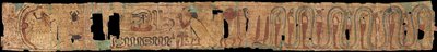 Starożytny Egipski Tekst Pogrzebowy - Starożytny Egipt - 1069-945 pne - Papirus - 10x100 - Muzeum Szepmuveszeti, Budapeszt autorstwa Egyptian 21st Dynasty