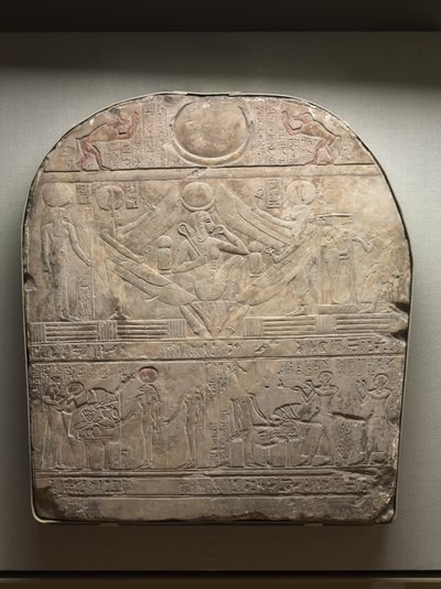 Stela Najwyższego Kapłana Ptaha, Shedsunefertem, 945-924 pne autorstwa Egyptian 22nd Dynasty