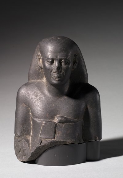Popiersie Ankh-Hor, okres późny, 525-404 p.n.e. autorstwa Egyptian 27th Dynasty