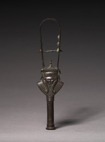 Łukowate Sistrum, 380-343 pne autorstwa Egyptian 30th Dynasty