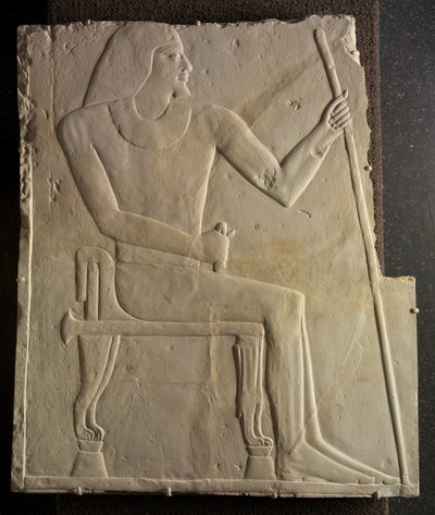 Ulga siedzącego Nyankhnesuta, z Sakkary, ok. 2311-2281 pne autorstwa Egyptian 6th Dynasty