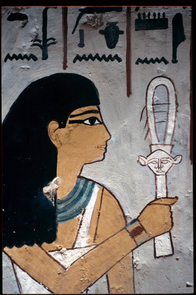 Starożytny Egipt, malowidło ścienne, grobowiec Sennufera, grobowiec szlachty, Teby autorstwa Egyptian Egyptian