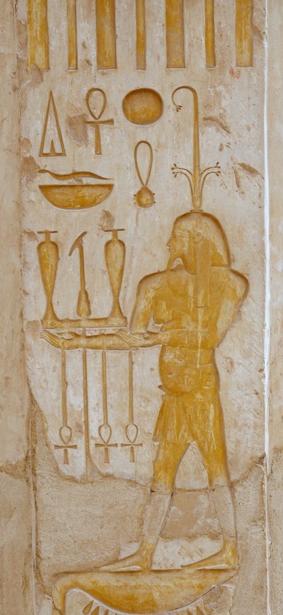Świątynia pogrzebowa Hatszepsut, Deir el Bahari autorstwa Egyptian Egyptian