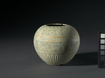 Z statkiem Rahina Ware, 200-100 pne autorstwa Egyptian Ptolemaic Period