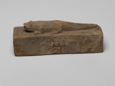 Trumna dla krokodyla, 664-332 pne (drewno) autorstwa Egyptian School