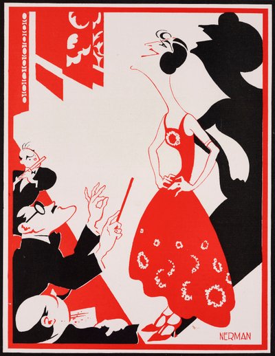 Karykatura angielskiej aktorki Gracie Fields, autorstwa Einara Nermana (1888-1983), z The Tatler, nr 1411, 11 lipca autorstwa Einar Nerman