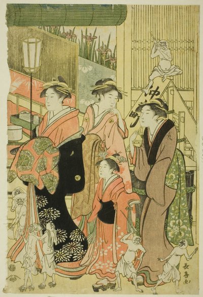 Dobre i złe wpływy (Zendama akudama) autorstwa Eishōsai Chōki