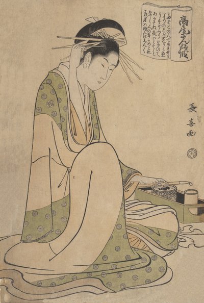 Elektryczność Kaohsiung Sanka, co? 1798. autorstwa Eishōsai Chōki