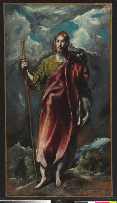Św. Jakub Większy (olej na płótnie) autorstwa El Greco