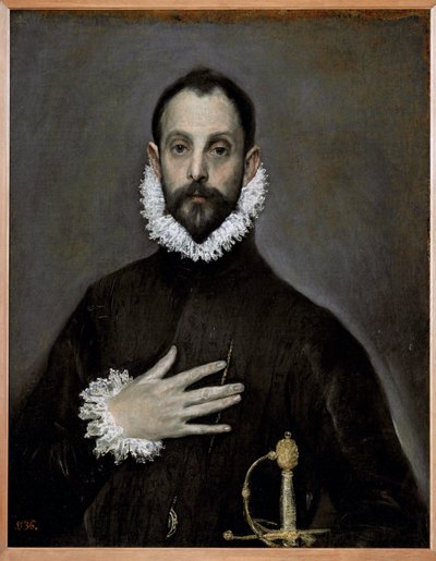 Portret Don Juana de Silva, ok. 1577-84 (olej na płótnie) autorstwa El (1541-1614) Greco