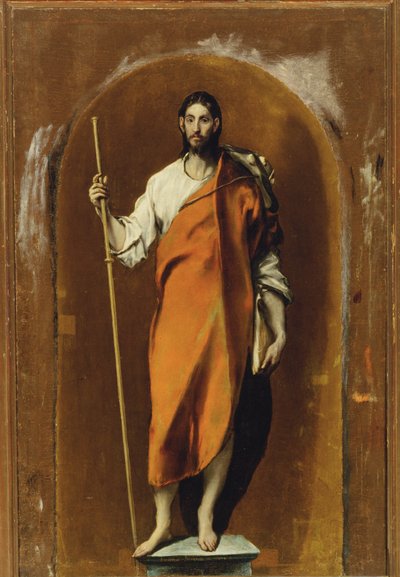 Święty Jakub, apostoł i pielgrzym (obraz na płótnie) autorstwa El (1541-1614) Greco