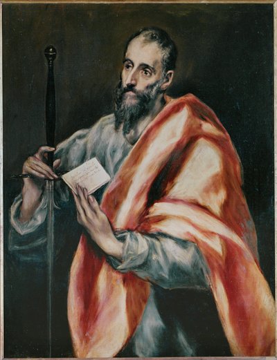 Święty Paweł, apostoł (obraz na płótnie) autorstwa El (1541-1614) Greco