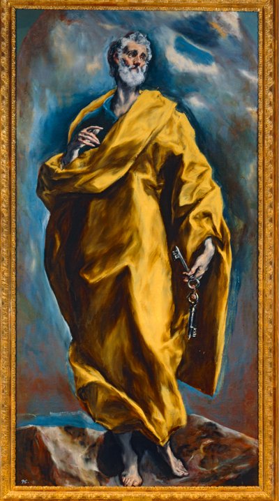 Święty Piotr (obraz) autorstwa El (1541-1614) Greco