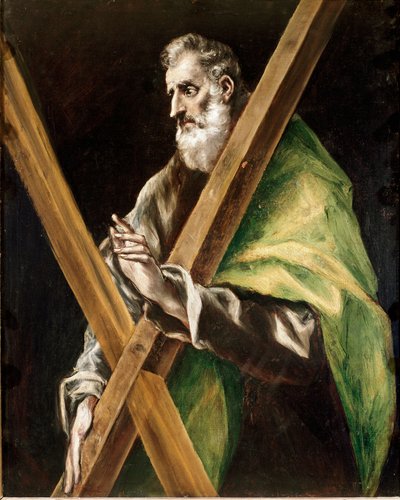 Apostolat Katedry w Toledo: Św. Andrzej Apotra. Obraz Domenikosa Theotokopoulosa dit El Greco (1540-1614) autorstwa El Greco